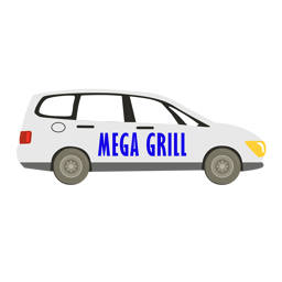 Mega Grill Kolding logo.